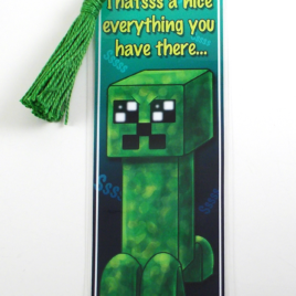 Creeper 2″x6″ Tasseled Bookmark