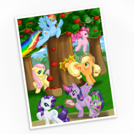 Mane Six Print – Available in Multiple Sizes!