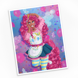 Humanized Pinkie Pie Print – Available in Multiple Sizes!