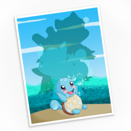 Squirtle Print – Available in Multiple Sizes!