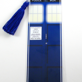 TARDIS 2″x6″ Tasseled Bookmark