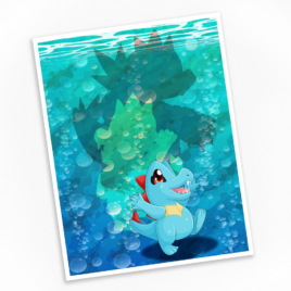 Totodile Print – Available in Multiple Sizes!