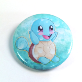 Squirtle 1.5″ Pinback Button or Magnet