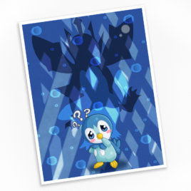 Piplup Print – Available in Multiple Sizes