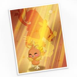Torchic Print – Available in Multiple Sizes!
