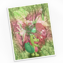 Treecko Print – Available in Multiple Sizes!