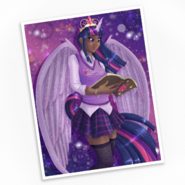 Humanized Twilight Sparkle Print – Available in Multiple Sizes!