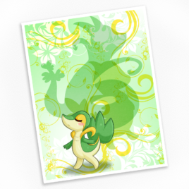Snivy Print – Available in Multiple Sizes!